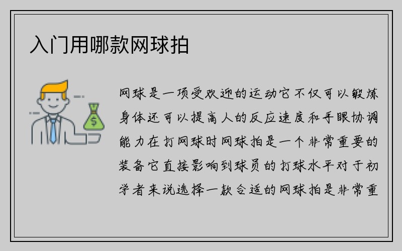 入门用哪款网球拍